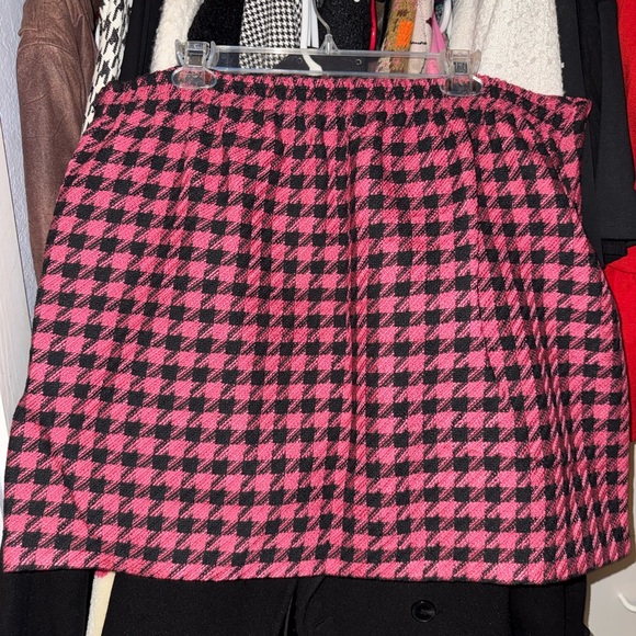 River Island Pink Houndstooth Skirt only - Picture 5 of 6